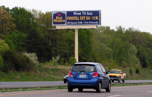 North side of I-70, approximately 2 miles west of the Warrenton exit; eastbound, LHR Media