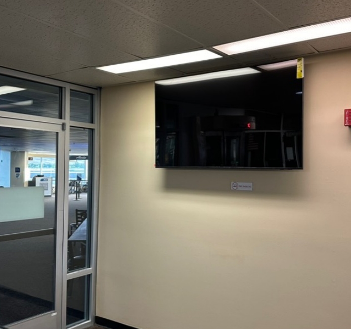 Video Screen Lobby Near Exit Media