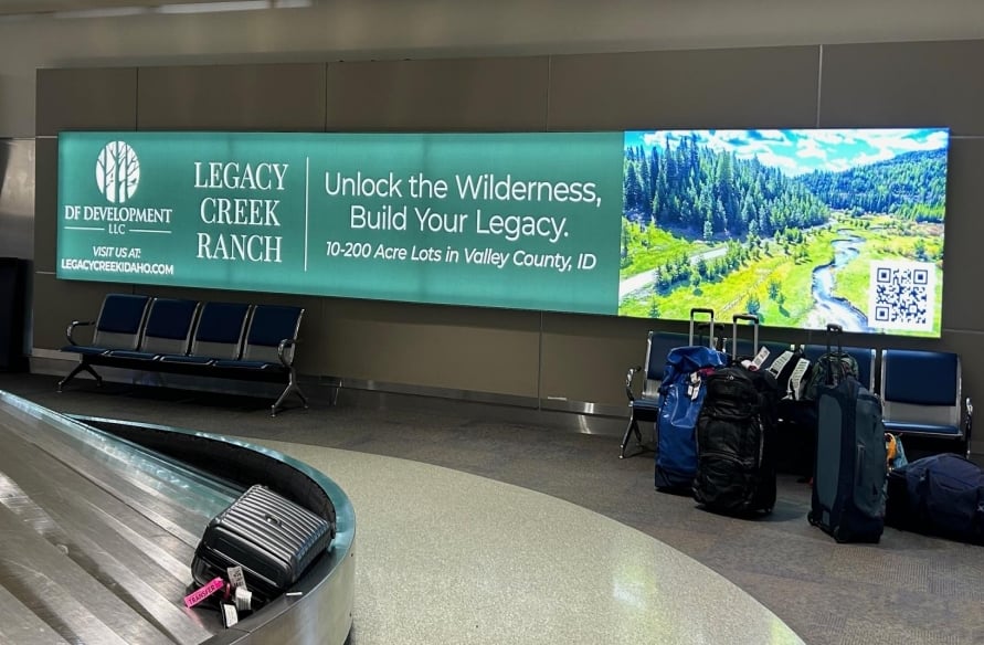 Baggage Carousel Tension Fabric
 Display Media