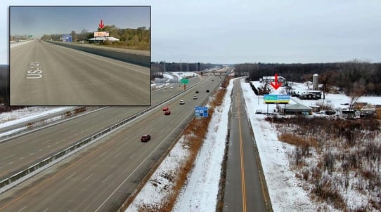 I-41, 1 mi N of I-43, Howard Media