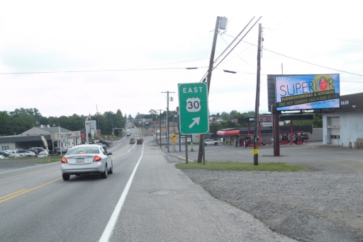 Rt. 30 West of Chambersburg near Schollenberger Rd., W/F, 1 Slot Media