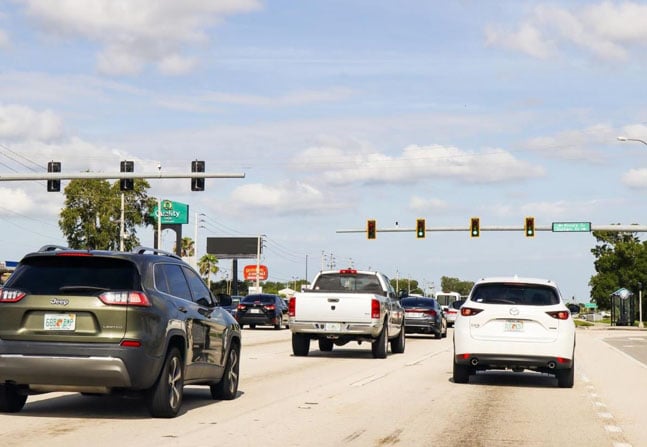 Palm Bay Rd NE, .4 mi E/O I-95; S/S F/E Media