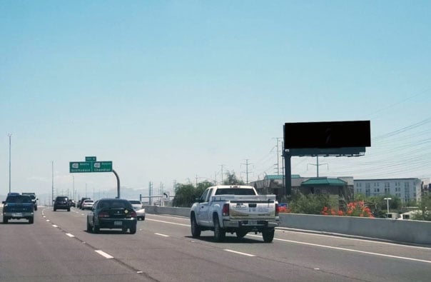 AZ 202 Loop (Red Mountain Fwy) 500 ft W/O Scottsdale Rd S/S F/W Media