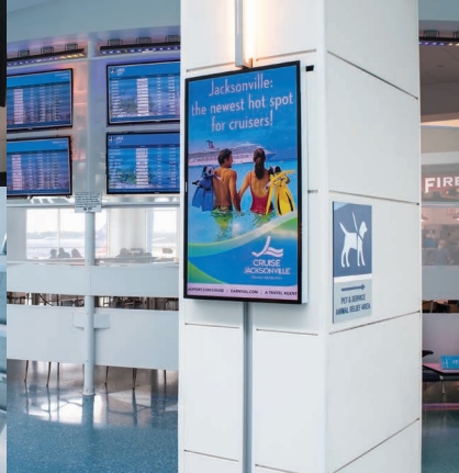 Post-Security - Concourse Ends (6 screens) Media