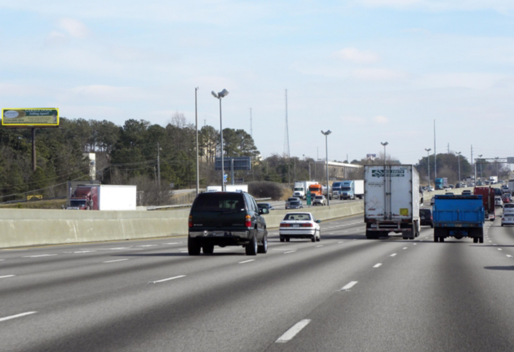 W/S I-85 .5M S/O JIMMY CARTER BLVD LHR F/S Media