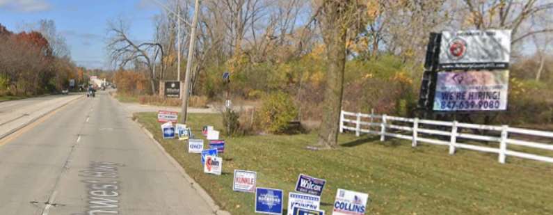 On Route 14 on Algonquin Township Property Media