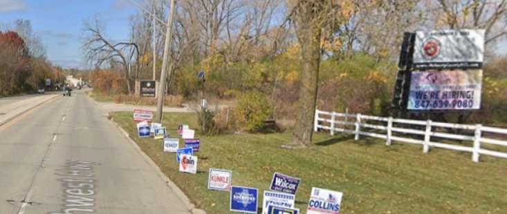 On Route 14 on Algonquin Township Property Media