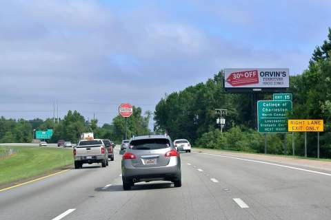 I-526 0.3 mi E/O Leeds Ave SS F/West Media