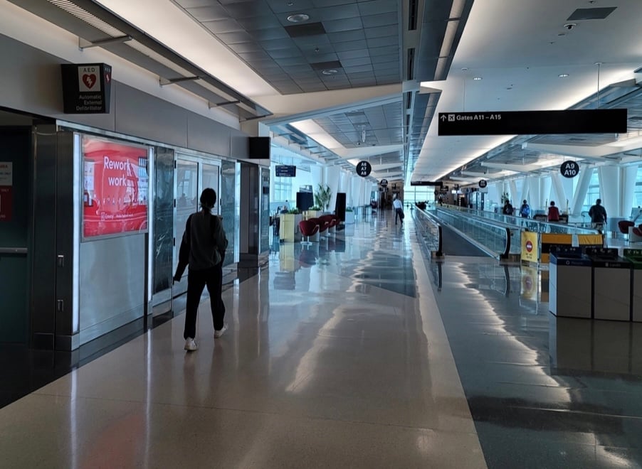 Diorama central concourse in International Terminal A F-2 Media