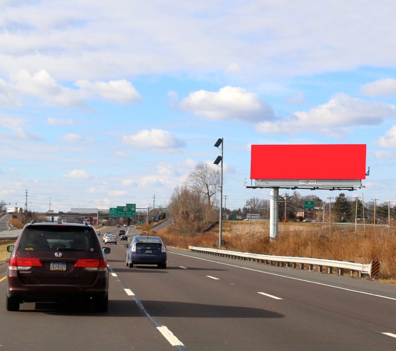 W/S I-95, 1,739' N/O Street Road Overpass, Exit 37 Media