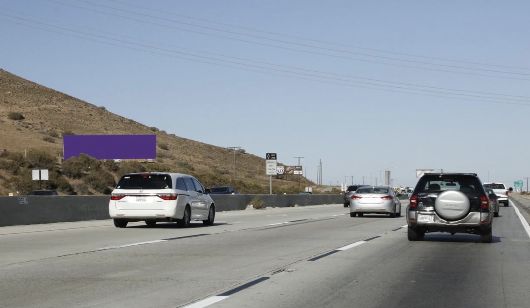 Antelope Valley Fwy(SR-14) & Mountain Springs Rd F/S Media