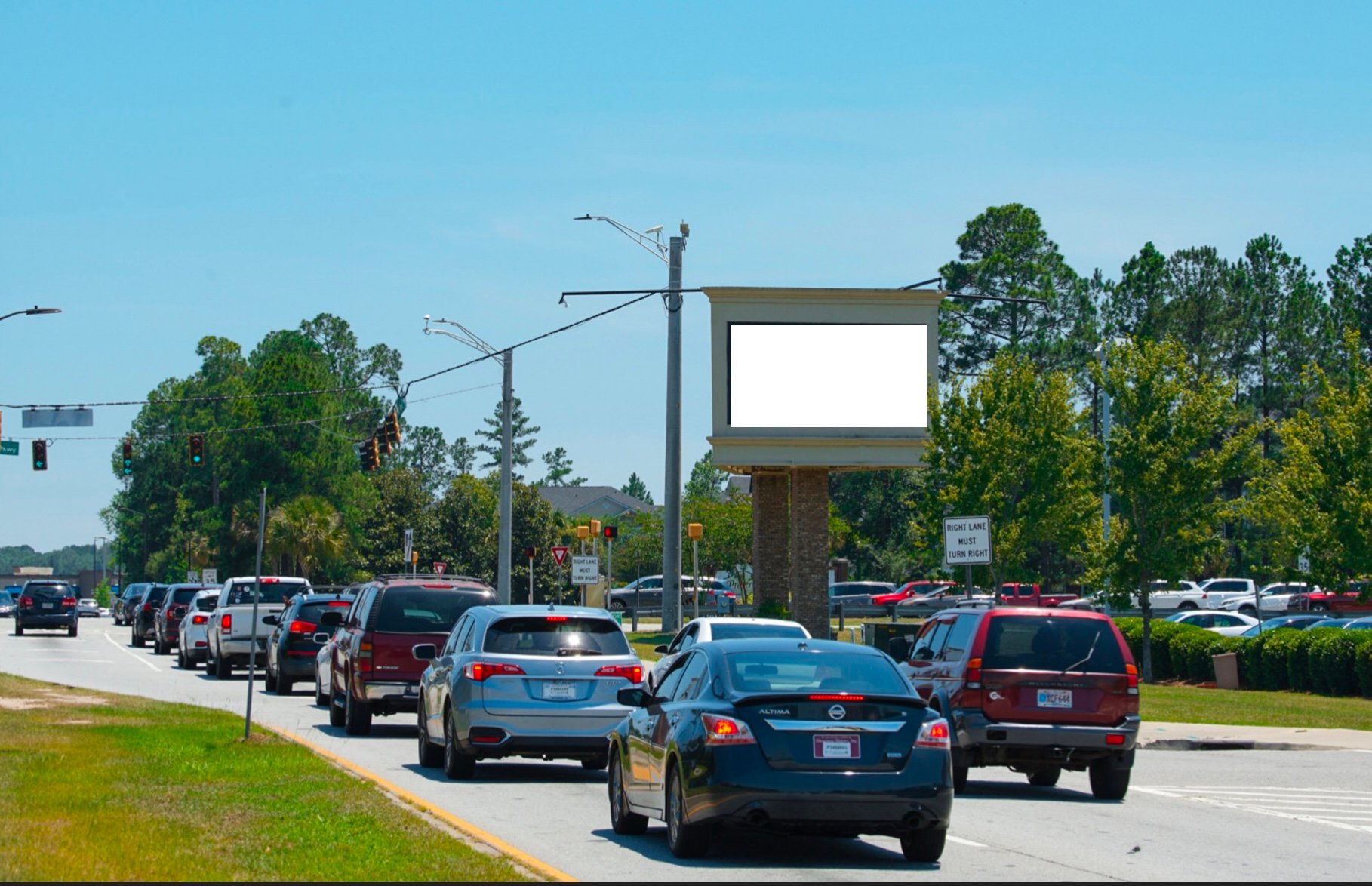 Pooler Pkwy N/S, AT Benton Blvd, N/F Media