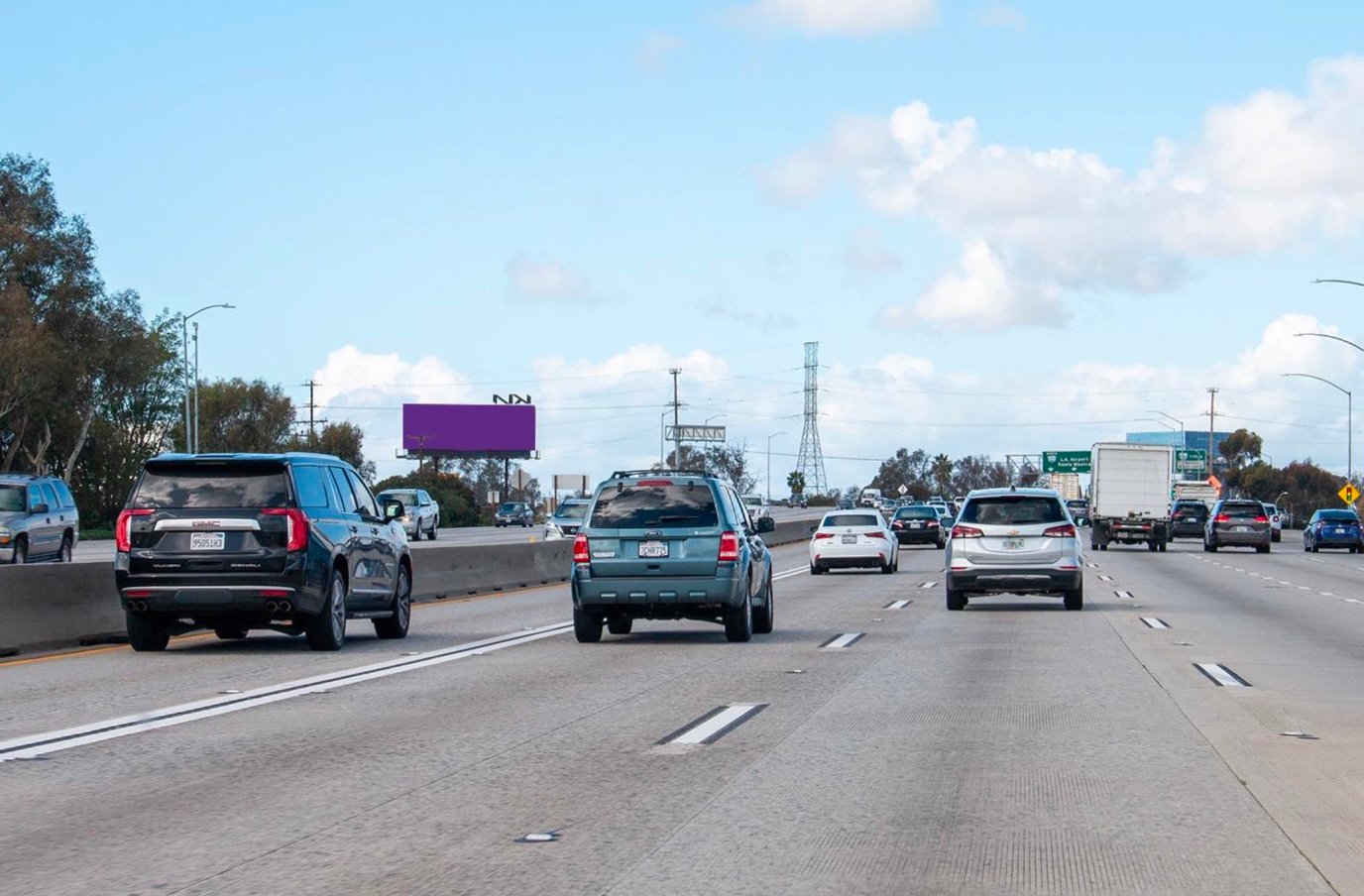 San Diego Fwy(I-405) S/L E/O Harbor Fwy(I-110)% F/SE Media