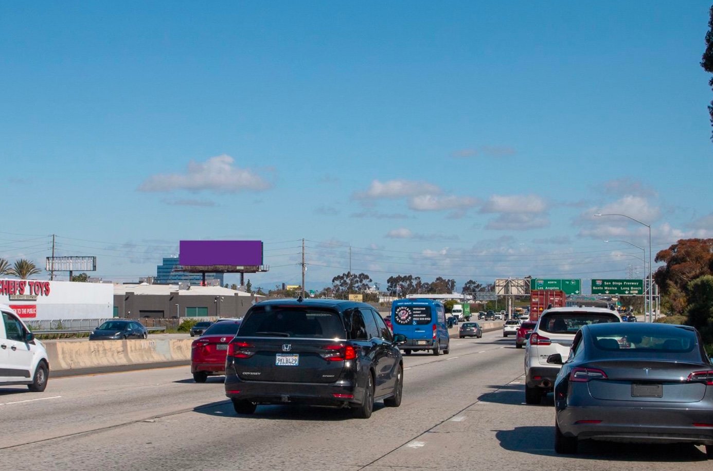 Harbor Fwy(I-110) W/L S/O San Diego Fwy #3 % F/S Media