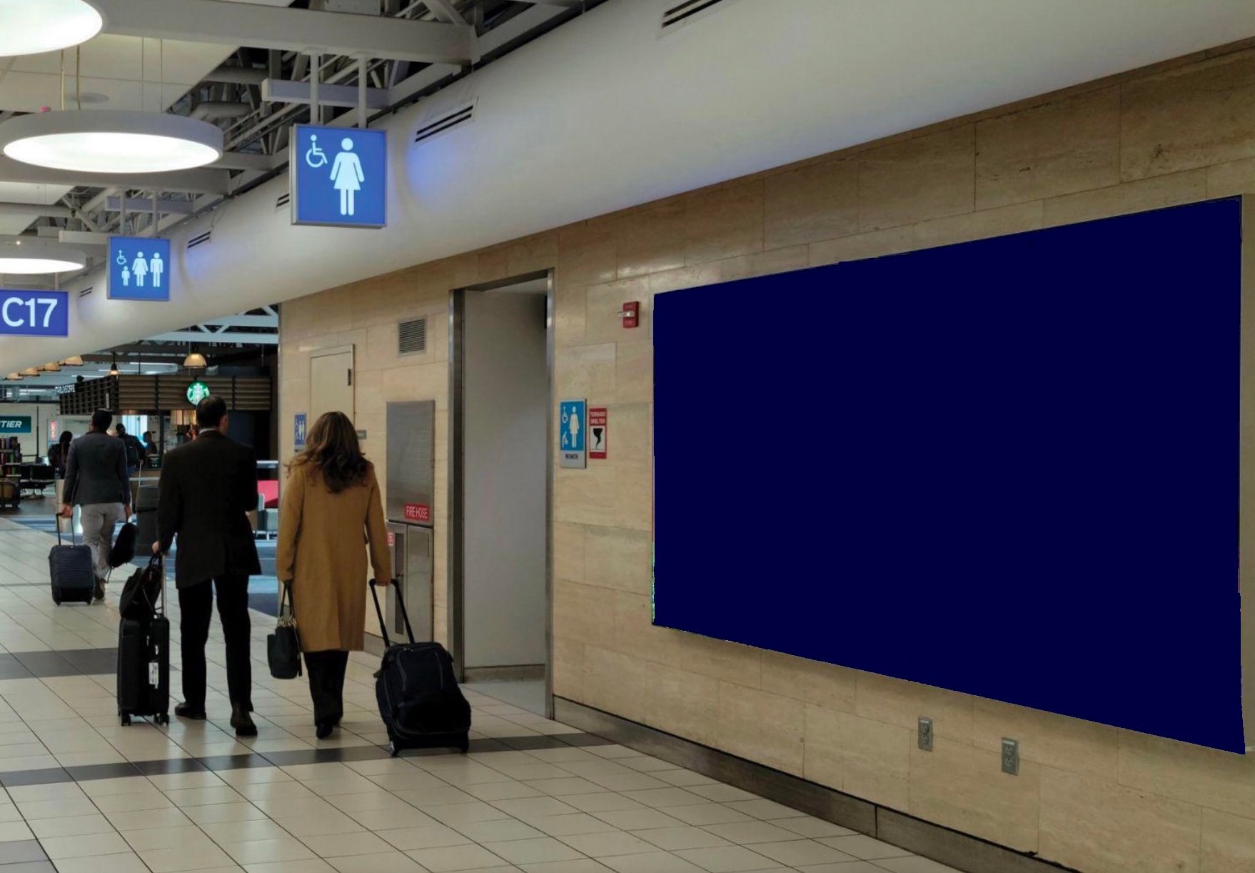 T1 Backlit Concourse Wall Display (Concourse A) Media