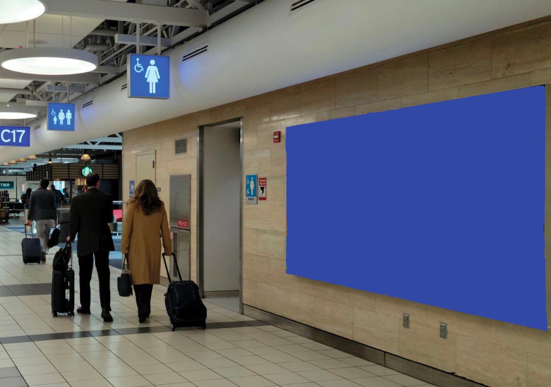 T1 Backlit Concourse Wall Display (Concourse C) Media