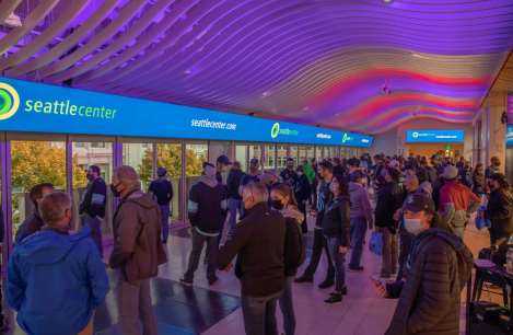 Seattle Monorail Westlake Station Digital Ribbon Media