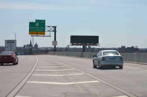 W/S I-94 BRIDGE, 1/4 MI N/O NATIONAL Media