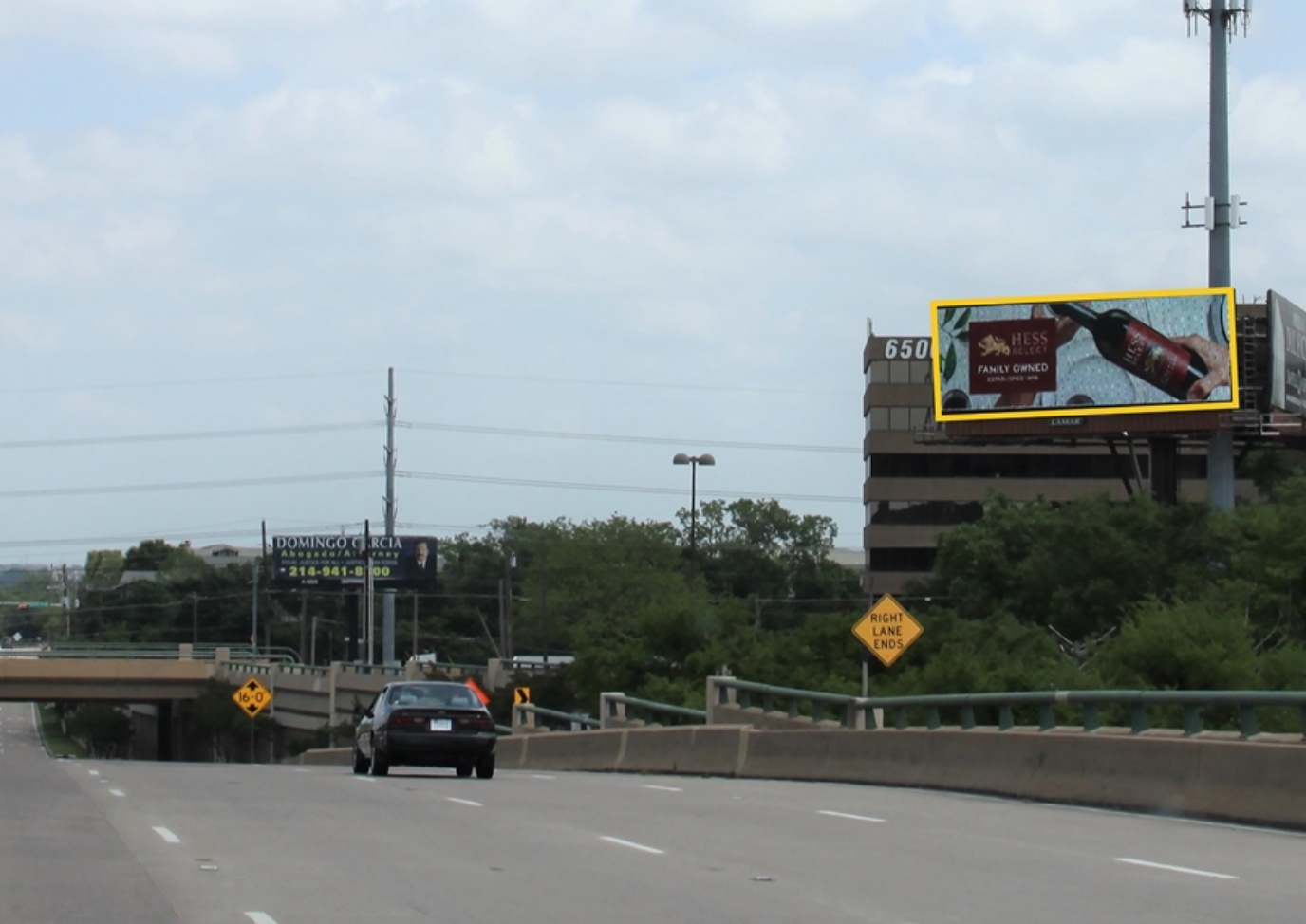 NW Highway s/l 150' e/o N Central Expwy Media